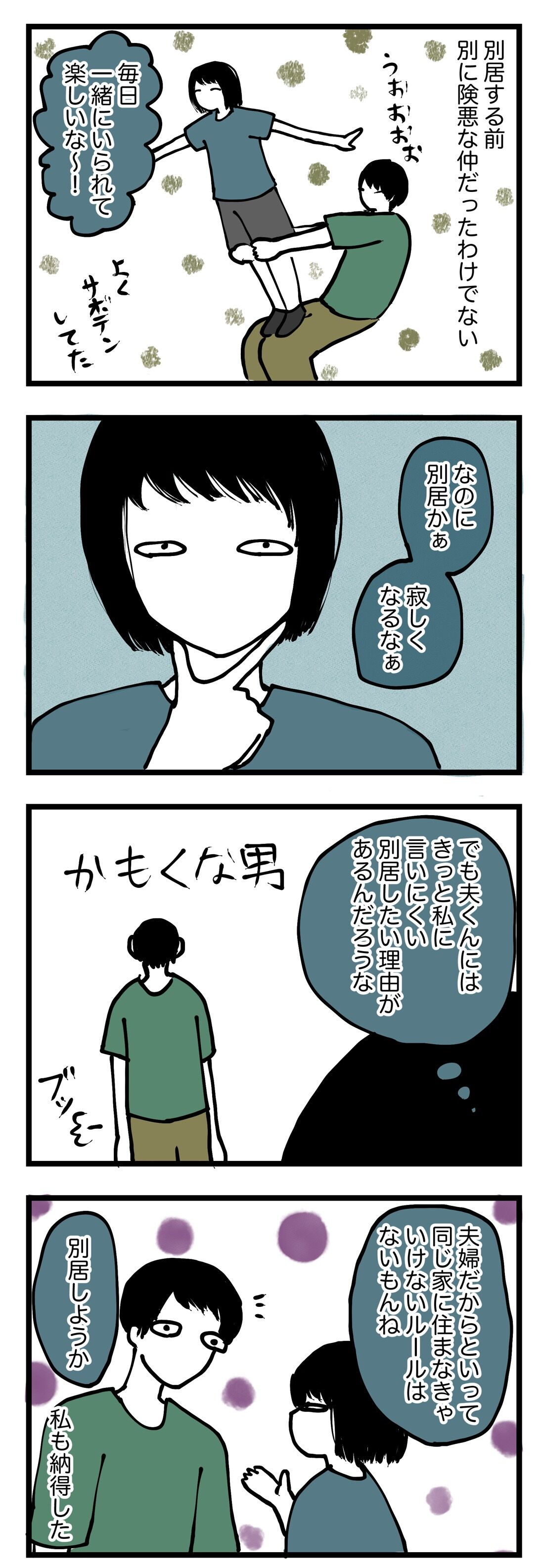 【別居】夫に別居を切り出された妻の頭の中1 稀薄生活