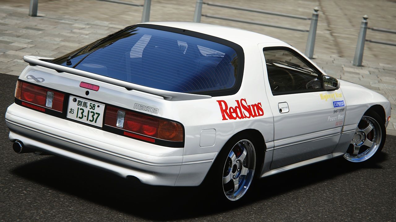 [PC] [Assetto Corsa] [Mod] [頭文字D (1st Stage)] Mazda Savanna RX-7 Infini ...