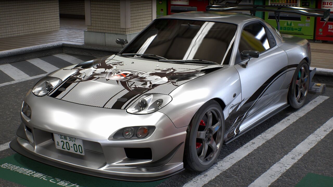 [Steam] [首都高バトル] [Mod] Liveryable/Paintable Silver Nobleman Custom RX-7 ...