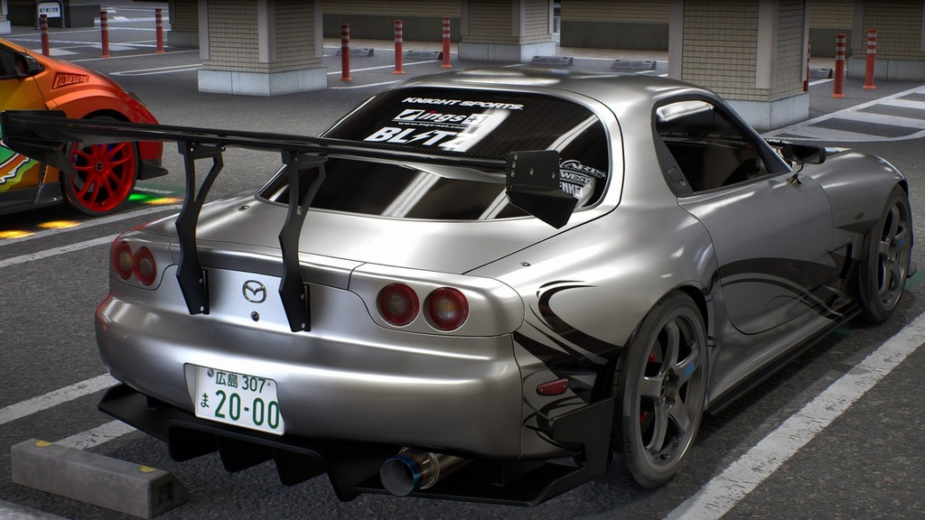 [Steam] [首都高バトル] [Mod] Liveryable/Paintable Silver Nobleman Custom RX-7 ...