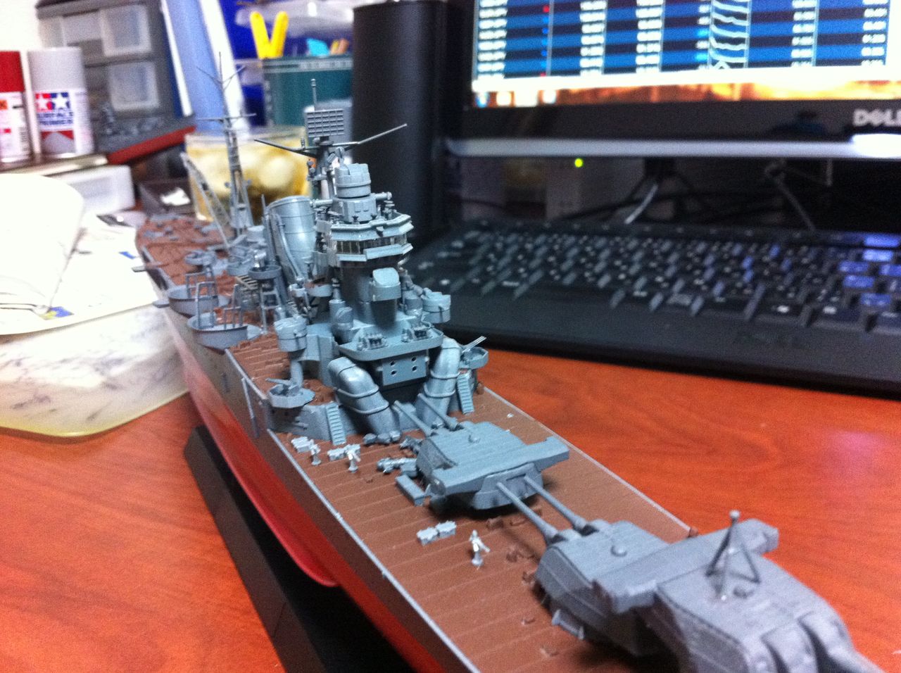 重巡洋艦 利根 製作3 : 1 350スケール船舶模型の航海日記