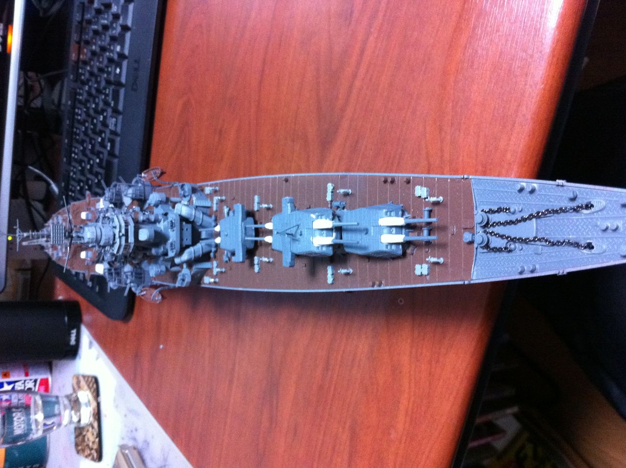重巡洋艦 利根 製作3 : 1 350スケール船舶模型の航海日記