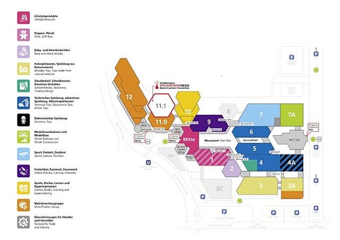 02_Spielwarenmesse 2023_Hall Plan