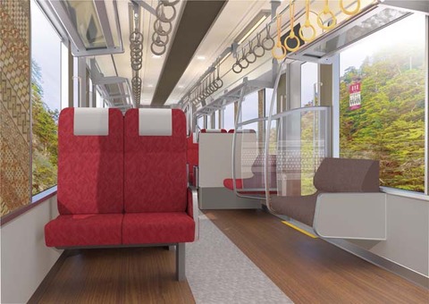 02室内（先頭車）