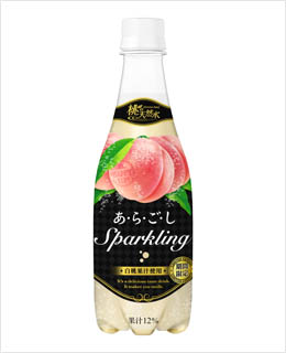 桃の天然水あ・ら・ご・しスパークリング