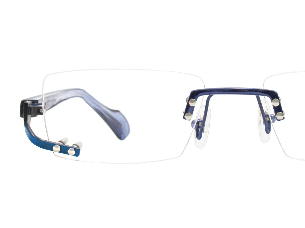 楽天市場】LESS THAN HUMAN po6po10 8080bl ブルー 青 レスザン