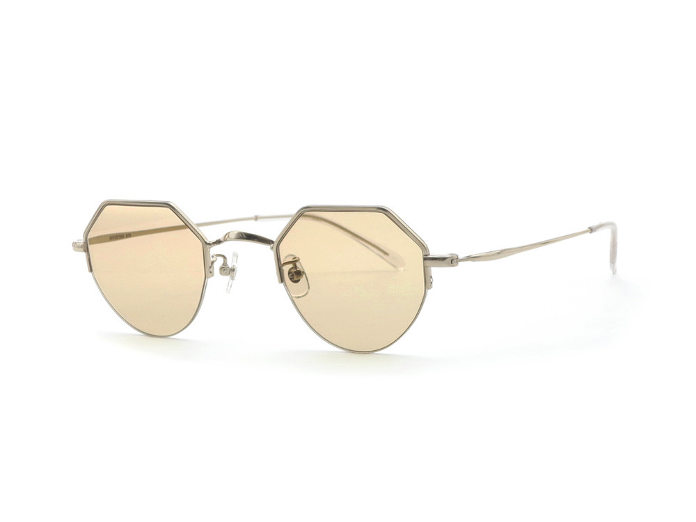 EFFECTOR(エフェクター)*カクカクなチタン製ハーフリム*8角形と EFFECTOR(エフェクター)*カクカクなチタン製ハーフリム*8角形と