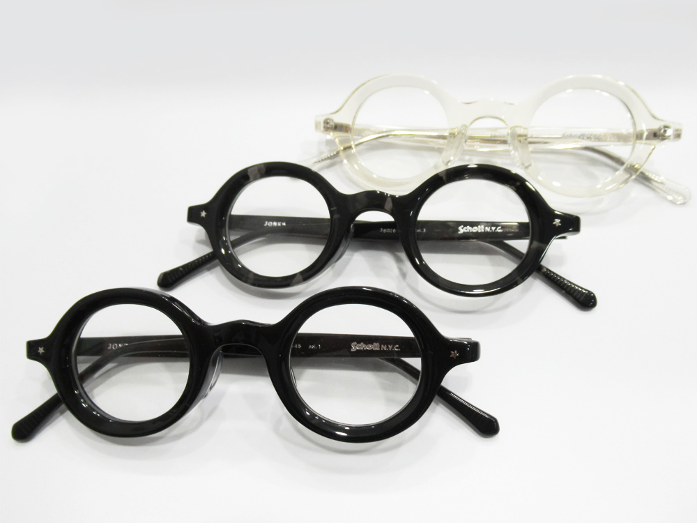 セルフレームの丸メガネ！ Schott JONES : メイドが接客するメガネ屋