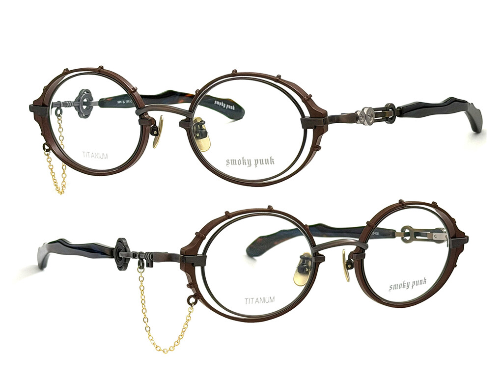【えんとつ町のプペル風】smoky punk SMPK-T COPPER 50 smoky punk】再入荷致しました！フルリムとリムレスのアシンメトリー