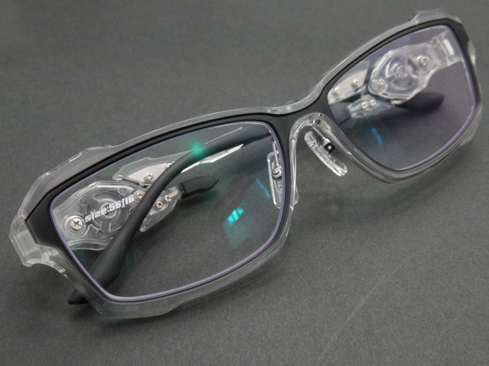ゲーマー用メガネゴッドアイ GE-01 幻術 ゲンジュツ (クリア/ブラック)