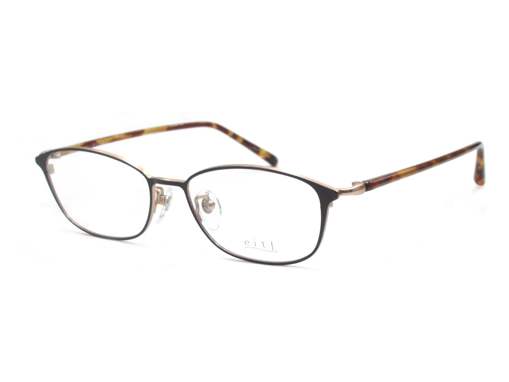 240 超美品 エイチ　eitf メガネ　度あり　H1158 eitS】丸みのあるスクエア細メタル*ブラック【H-1158】 : メイドが接客