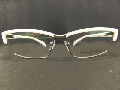 MasakiMatsushima メガネ白フレーム 白フレームで差が付く! マサキマツシマ【新作】