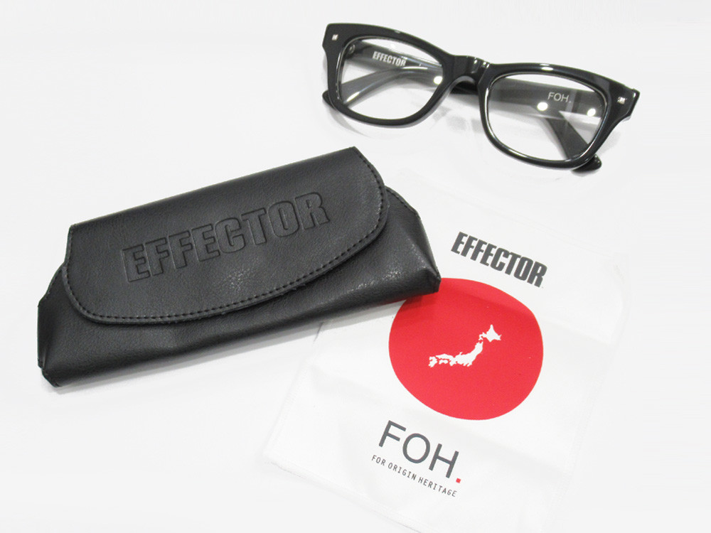 エフェクター FOH サングラス 日本製 楽天市場】エフェクター FOH BK 51サイズ メガネ UVカット仕様