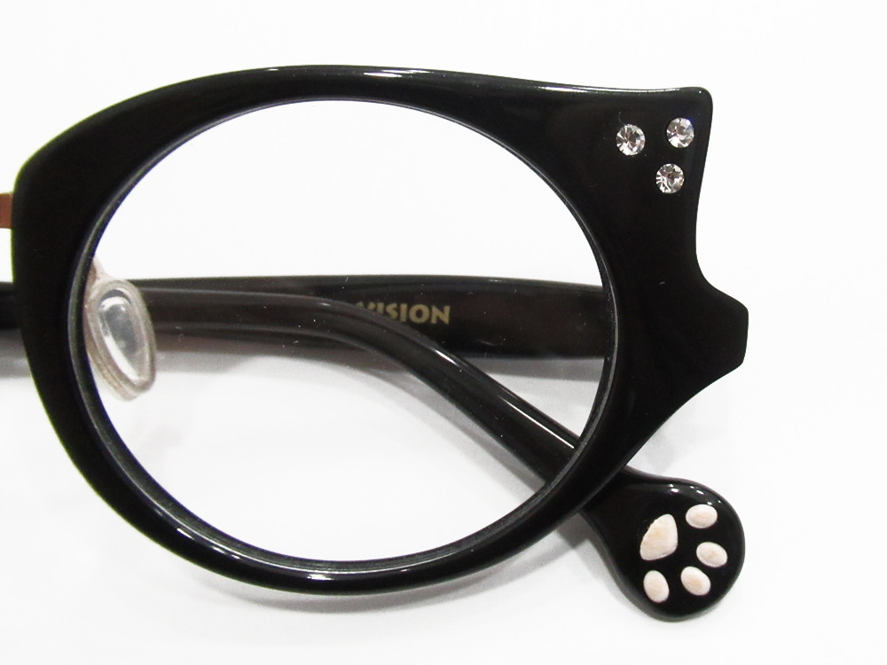 CAT VISION】＼ねこ型メガネ～～／【DF-0002 猫にピアス