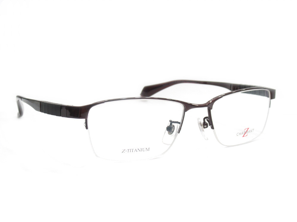CHARMANT Z】＼赤×黒！スタイリッシュなハーフリム／【ZT22306