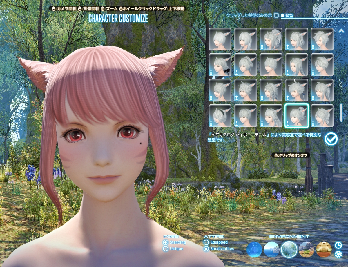 Ff14 新ポニーテールを見比べるのだ メルメルダイアリー