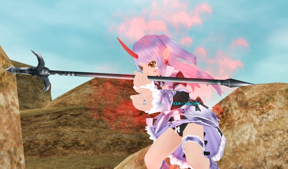 槍技でマスターストレングスを試すのだ メルメルダイアリー