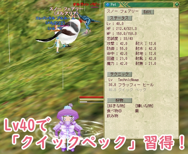 スノーフェアリーさんを育成するのだ メルメルダイアリー スノーフェアリーさんを育成するのだ メルメルダイアリー