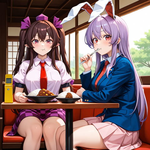 pixai-1902737798607811189-金曜日はカレーの日、18日はイナバの日、姫海棠はたての日