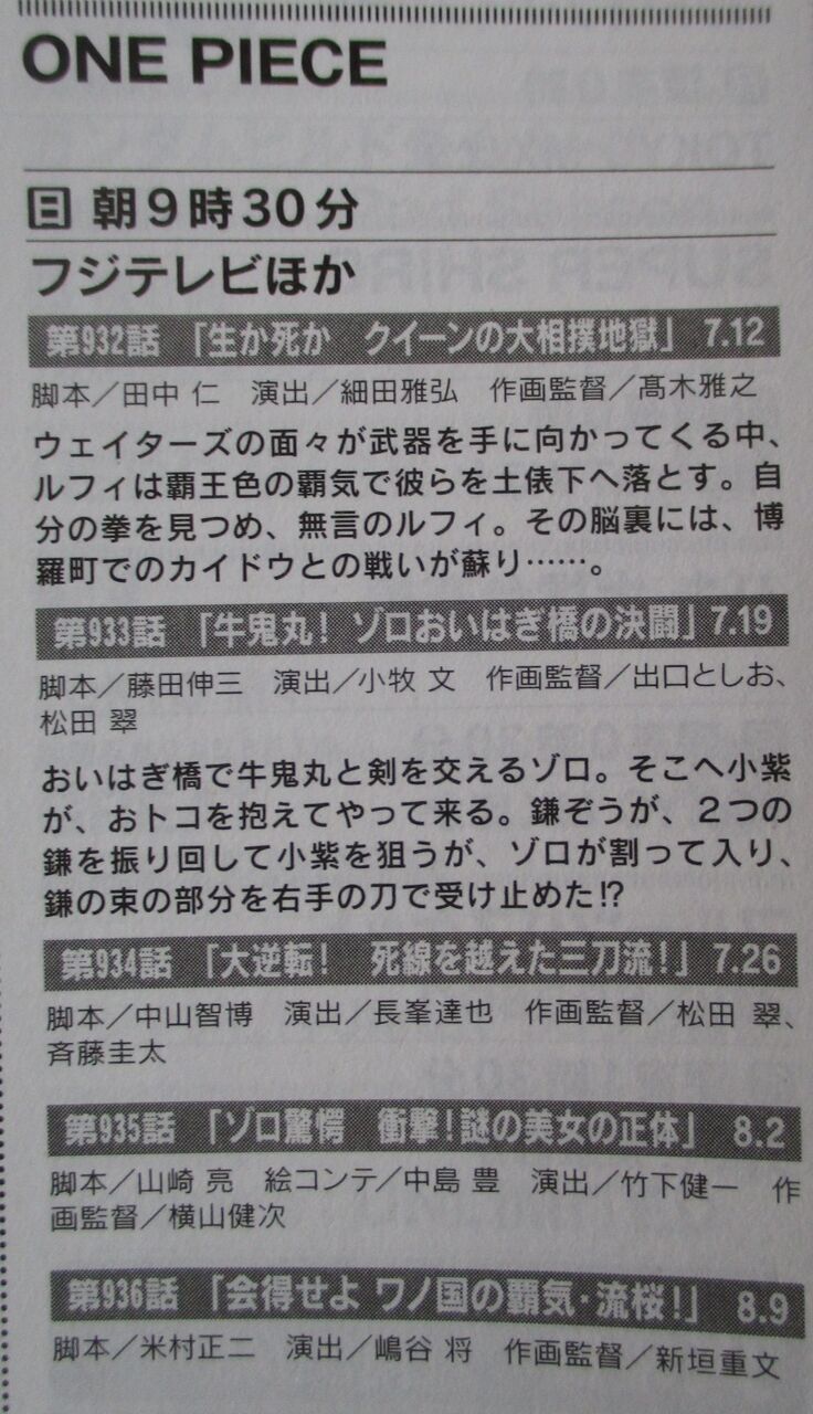 アニメ One Piece ワノ国編 って全然緊張感が無くて 物足んねぇんだよな 逆に安心感あるんじゃね 感想 ネタバレ もぇもぇあにめちゃんねる