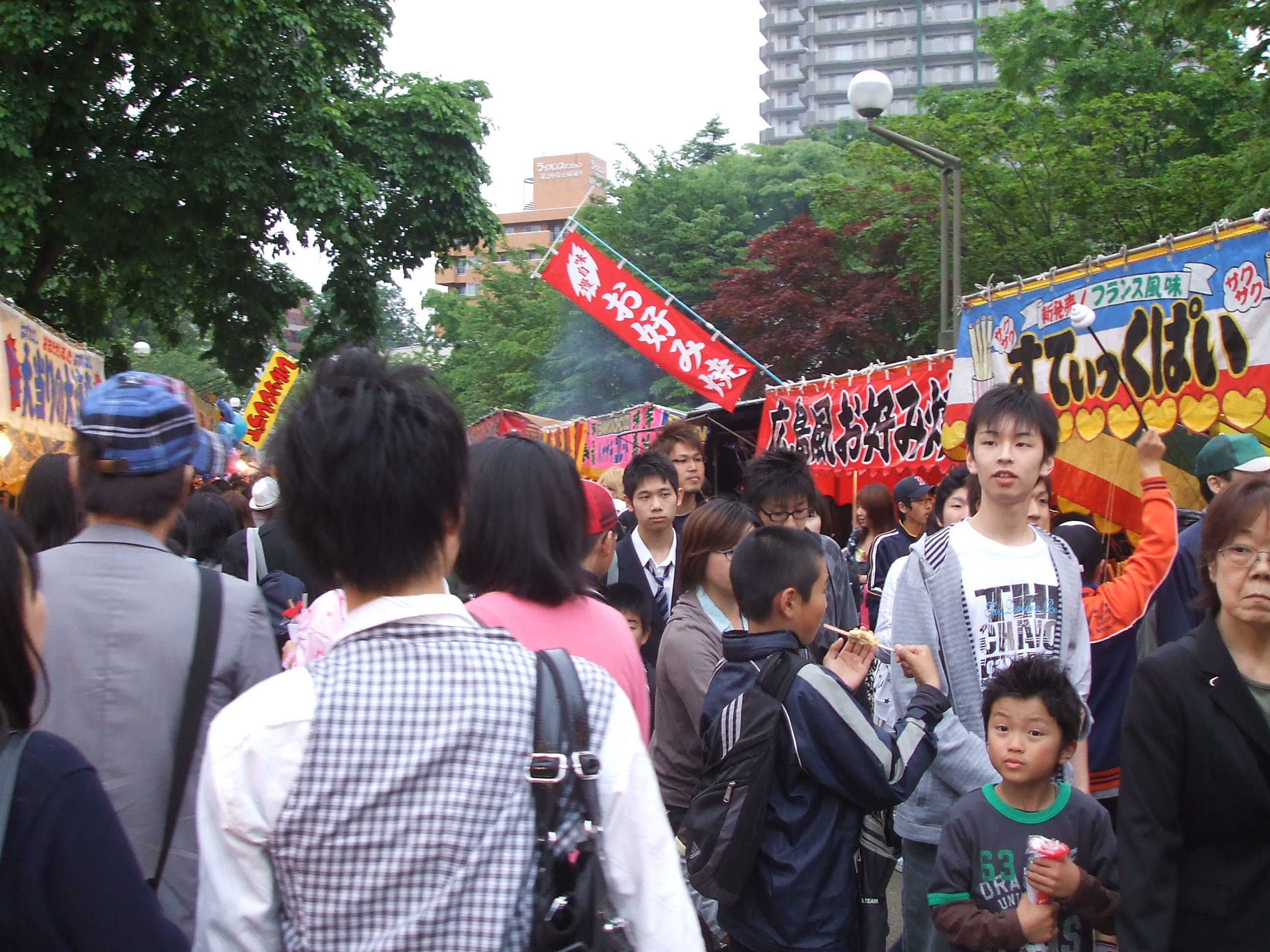 北海道神宮祭 札幌祭り に行って来た Moeとお父さんの父子家庭日記