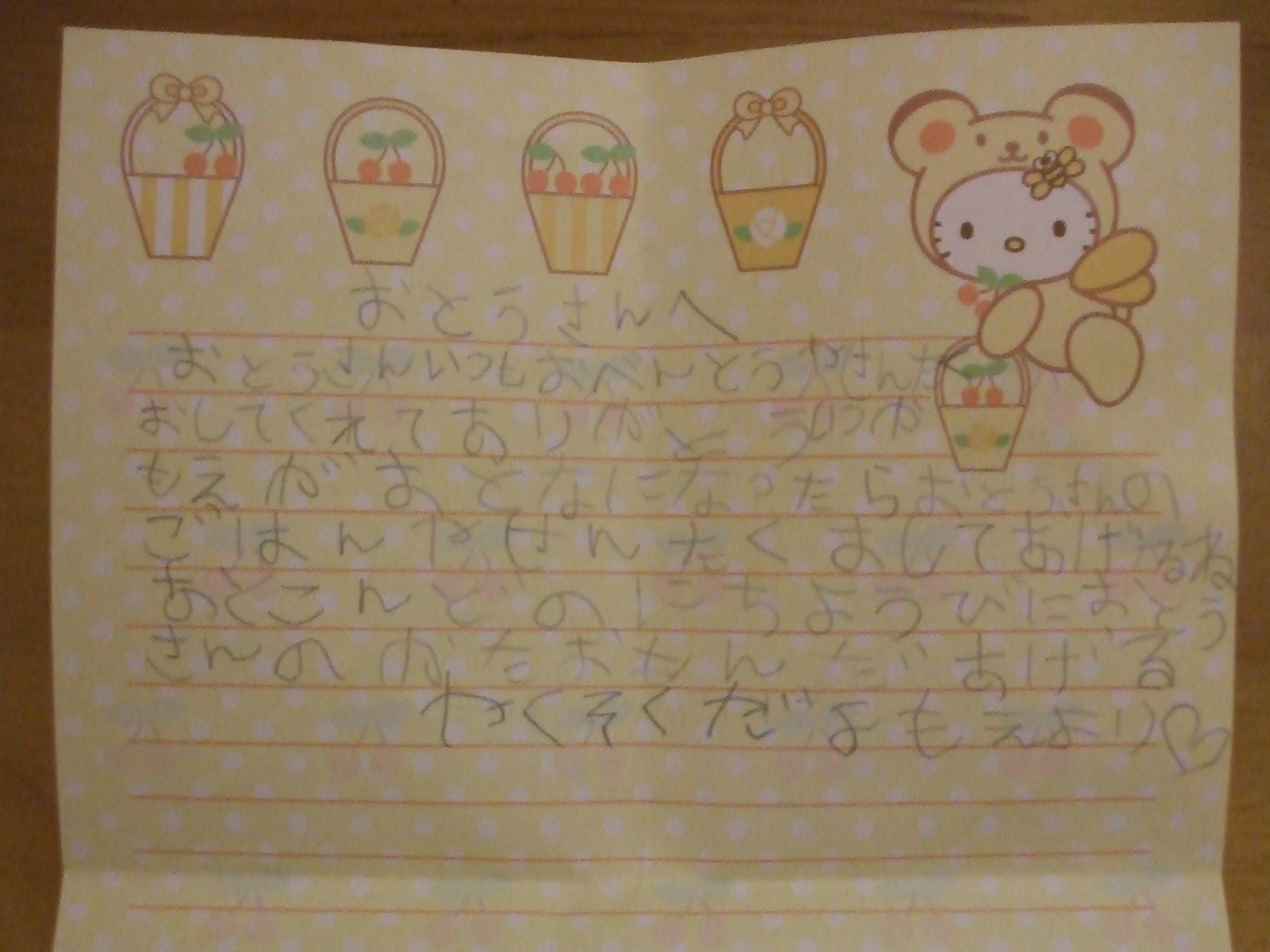 幸福の手紙 Moeとお父さんの父子家庭日記