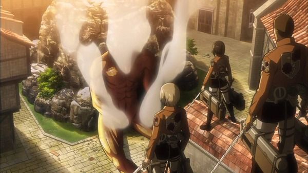 進撃の巨人 12話感想 赤面ミカサ可愛い そして謎のエンドカードｗ 萌え豚ニュース