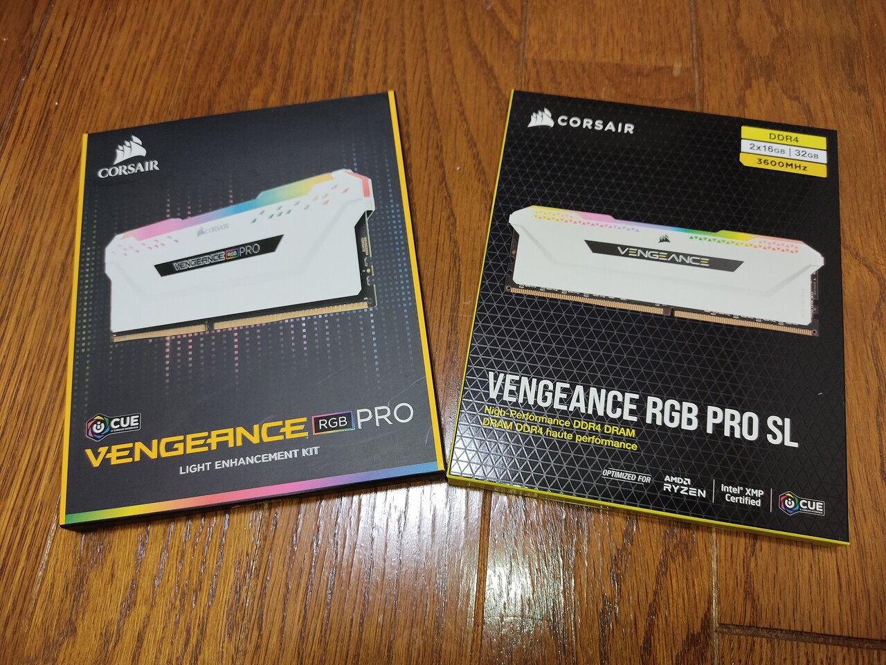 コルセアの白いLEDメモリに16GBで3600MHzが出たぞ！ VENGEANCE