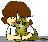 カイエさんとネコちゃん