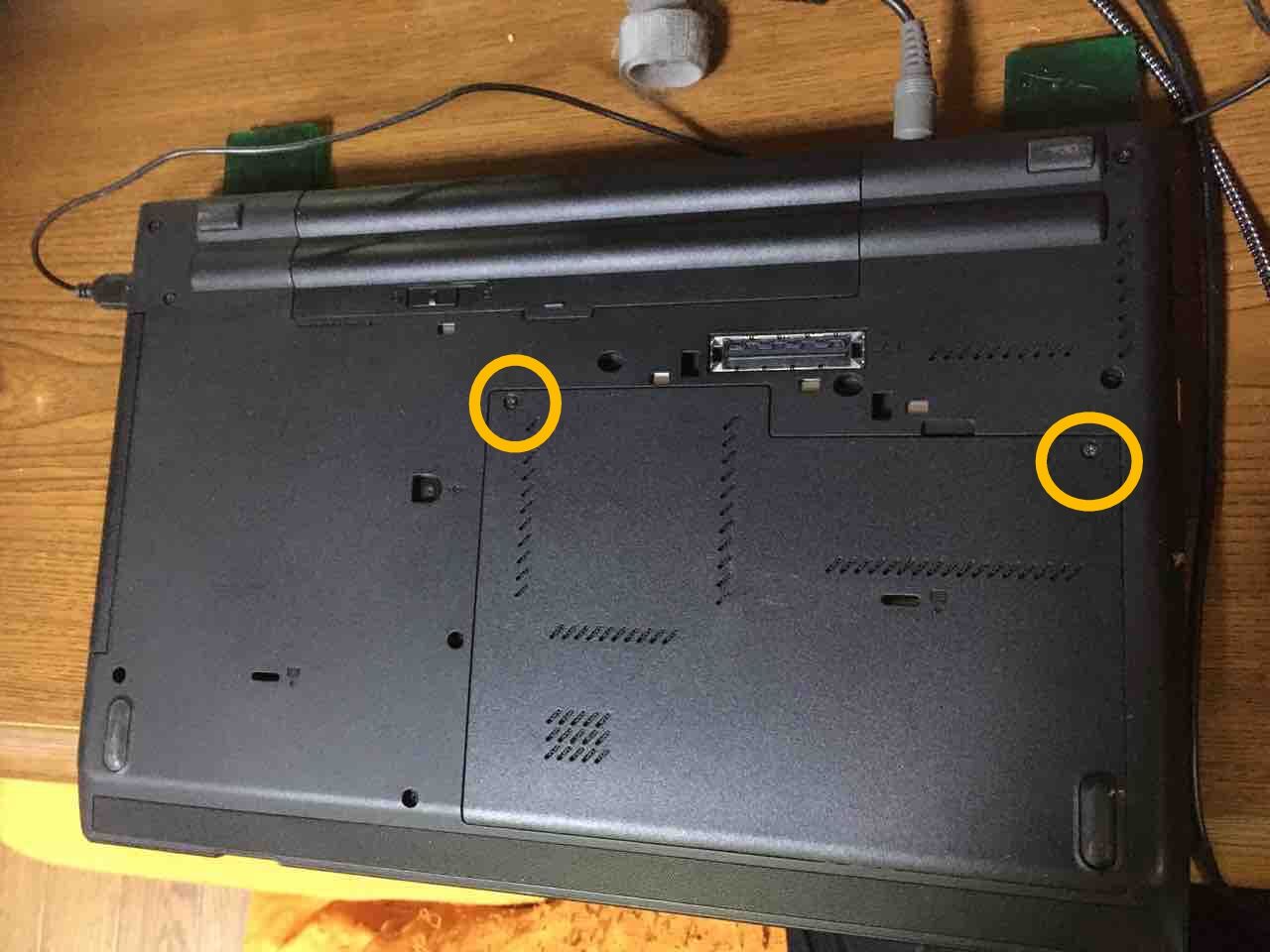 IBM Lenovo ThinkPad L530 メモリとHDD交換 with ニャンサムウェア