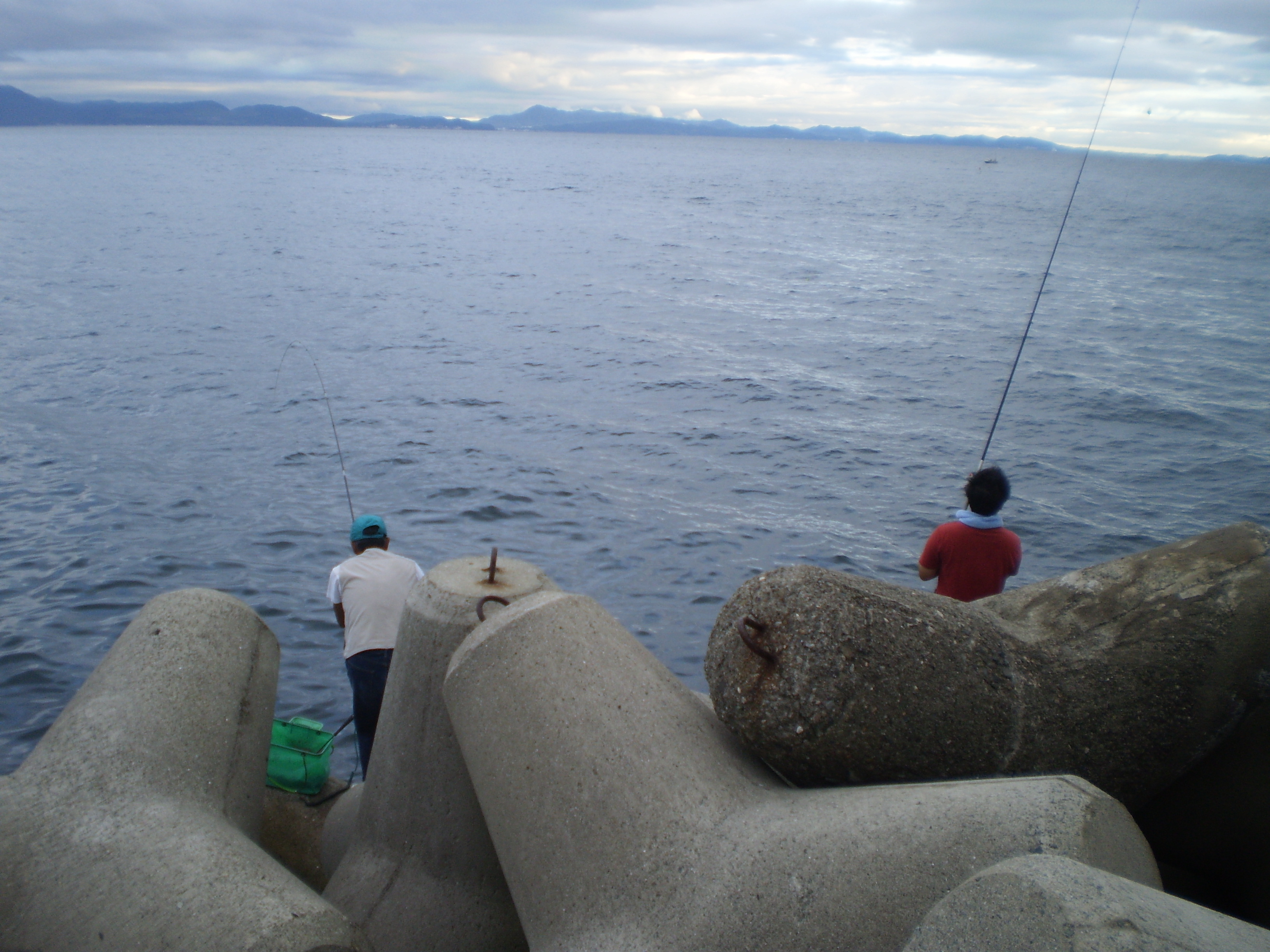 8 12 小島漁港にて アジにサヨリにグレ 食い意地はった釣り師