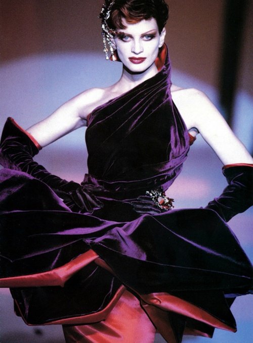 90's Thierry Mugler ティェリーミュグレー 茶色のドレス