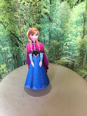 ディズニーペーパークラフト アナ 板良敷信子のハートに伝える食育と手芸