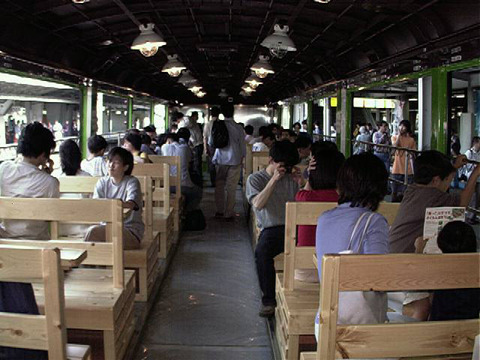 トロッコＤＣ車内　00.5.28