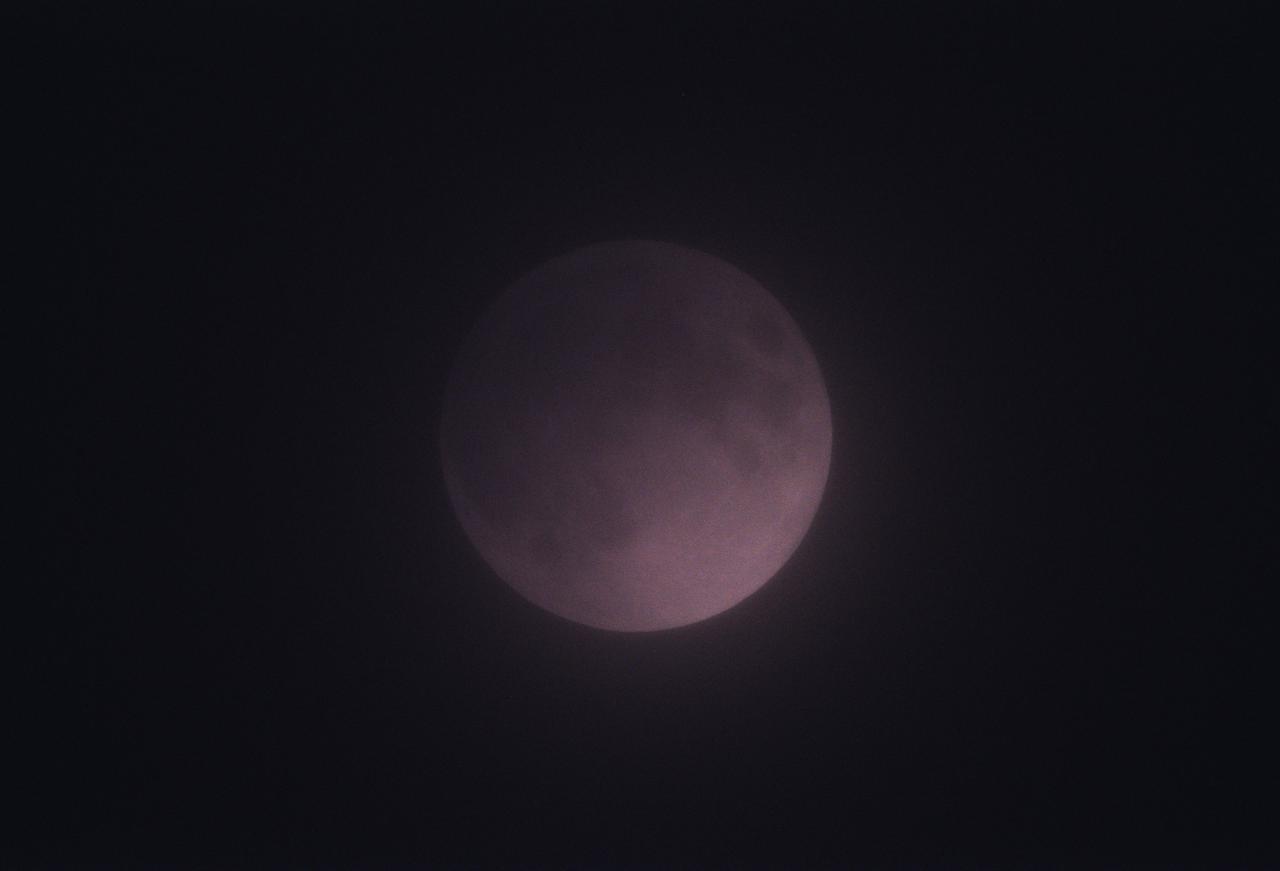 雲間の皆既月食と その後の画像処理に悪戦苦闘 ほしぞloveログ
