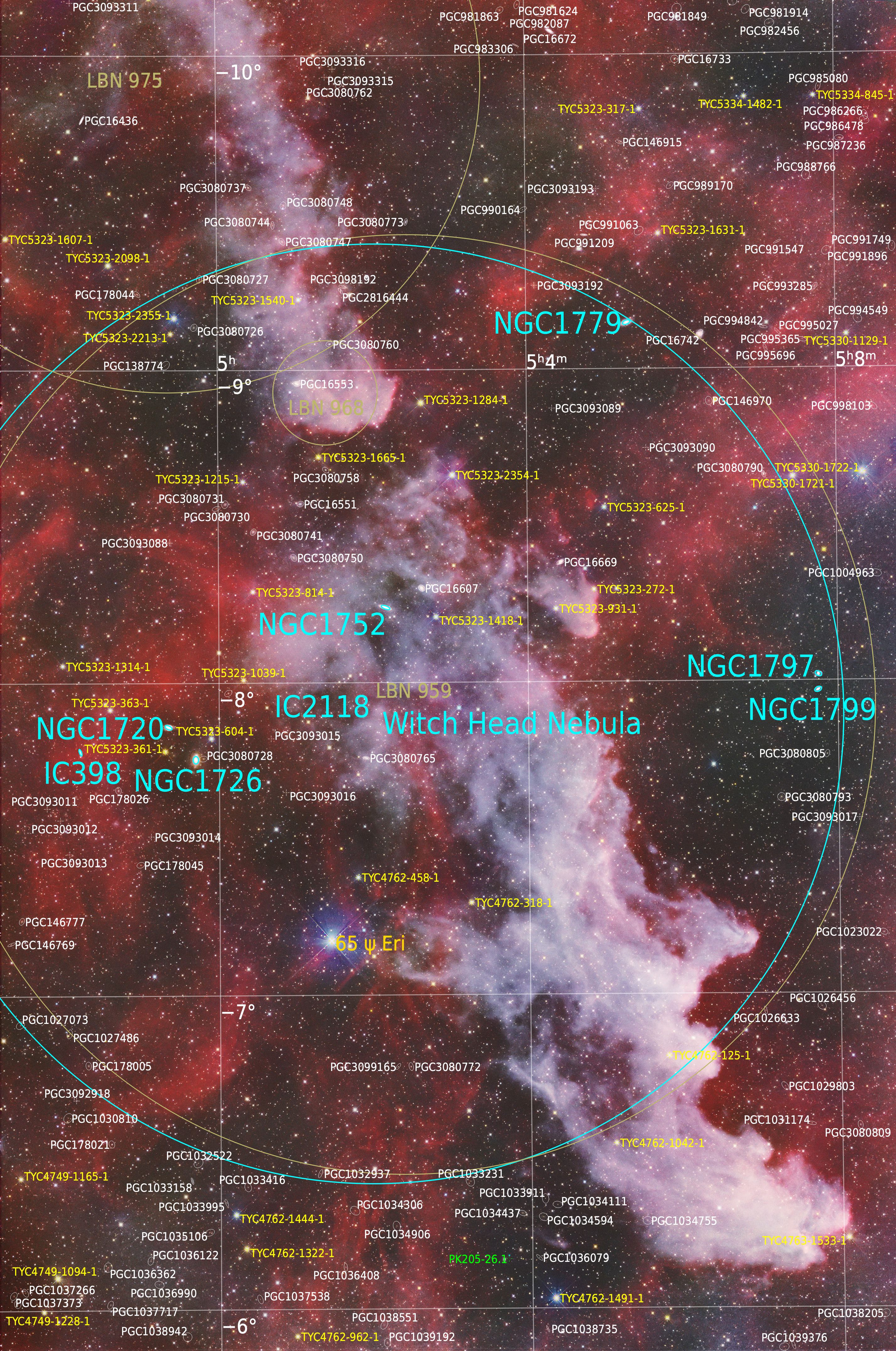 魔女の横顔星雲の撮り増し : ほしぞloveログ