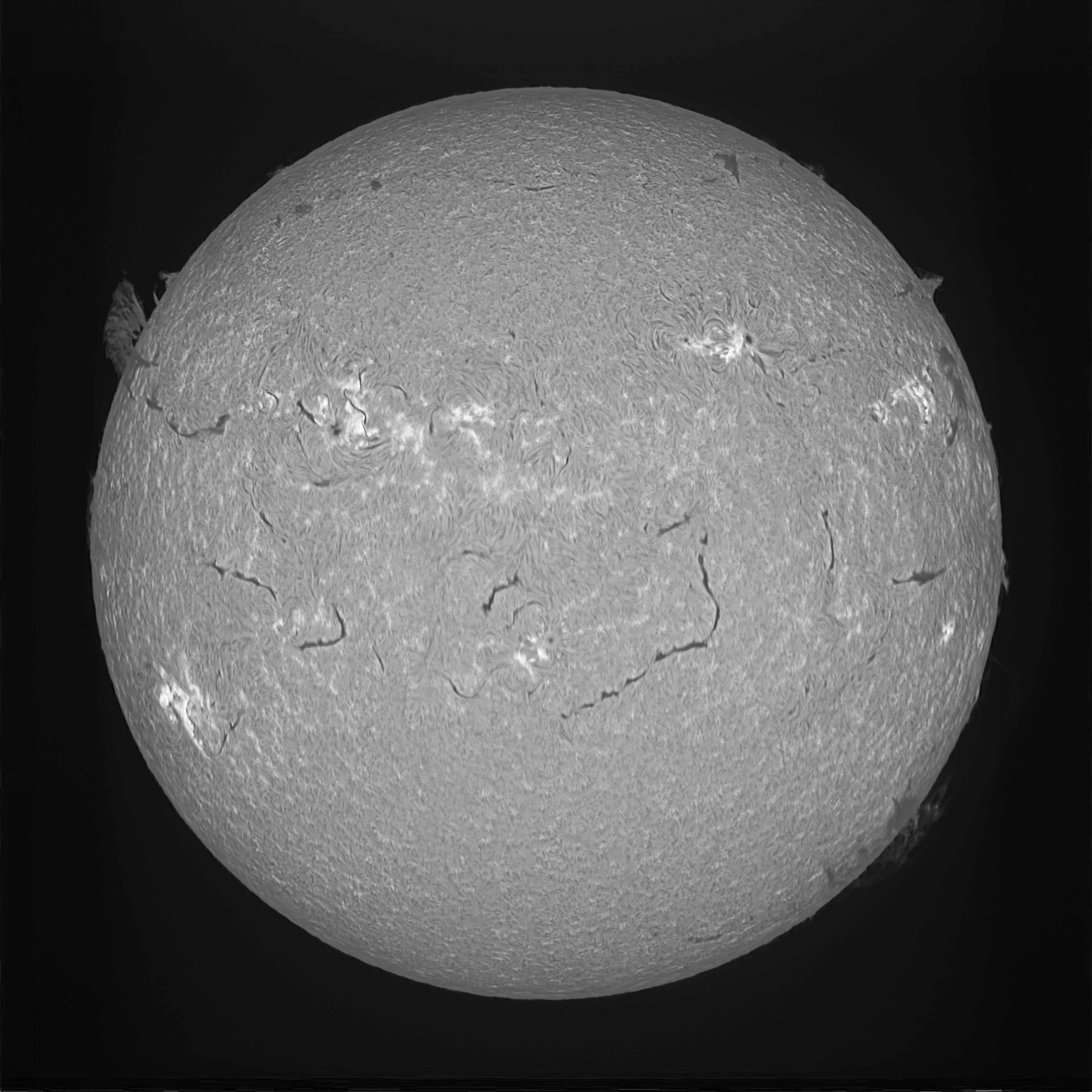 太陽全景Hα線の観察記録 : ほしぞloveログ