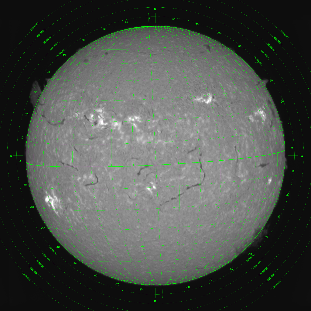 太陽全景Hα線の観察記録 : ほしぞloveログ