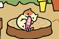 ねこあつめのけりぐるみを模範的に蹴るネッコ現る もふもふちゃんねる