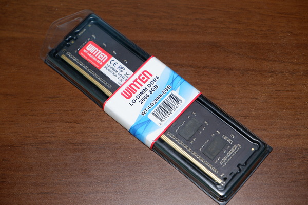 Dell Inspiron 3881にメモリを増設する：WINTEN DDR4-2666 8GB : cher