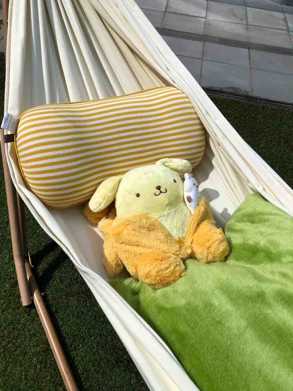 ポムポムプリンマフィン夜ふかしシリーズプリンスーツぬいぐるみ