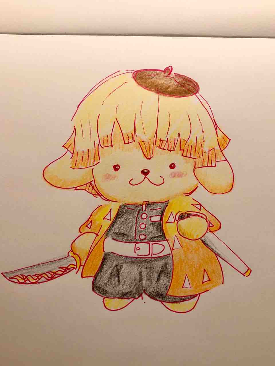 くいしんぼ柱 ポムポム善逸さん プリンくんと私