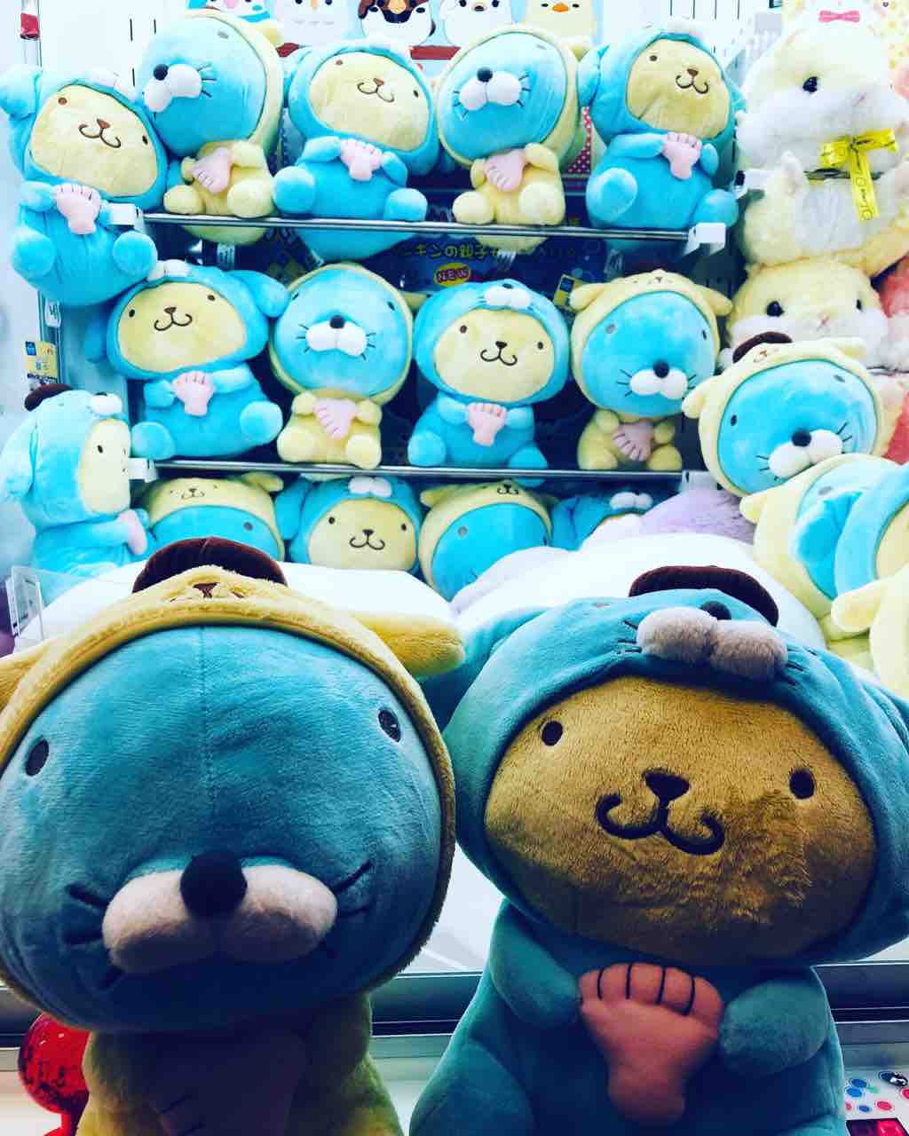 UFOキャッチャー🌸ぼのぼのくん×ポムポムプリン 🌸🌸 : プリンくんと私