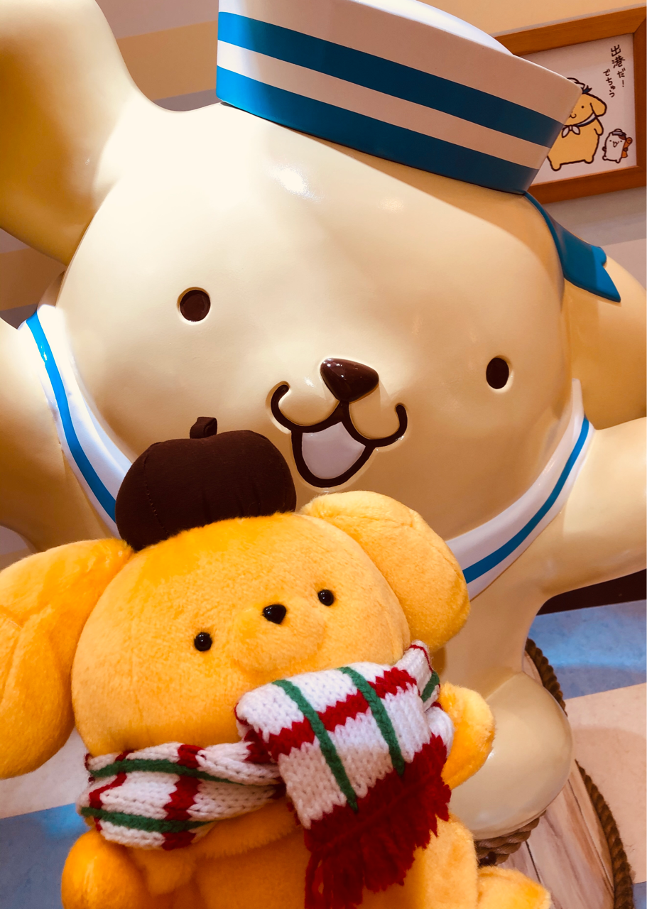 ポムポムプリンカフェ　横浜限定マスコット　タグ付き Amazon.co.jp: タルト ミント セット ポムポムプリンカフェ限定