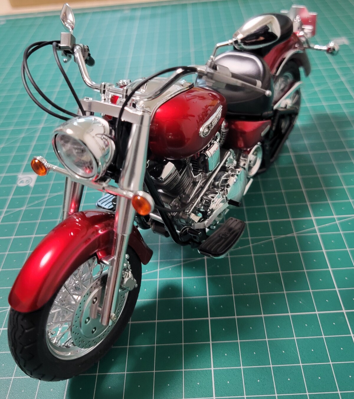 1/12 ヤマハ XV1600 ロードスター製作記 : M.O is cooking