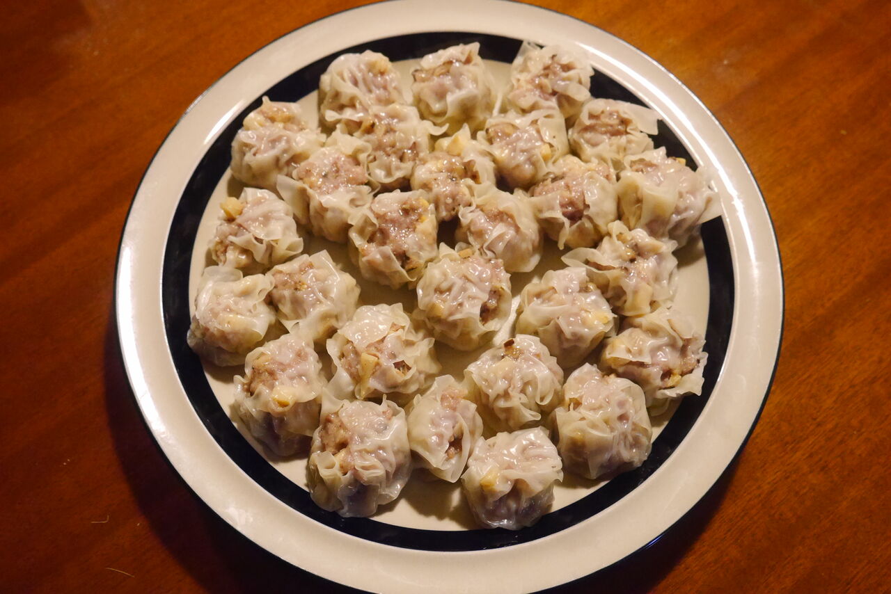 シュウマイ 今日も 料理を こつこつと