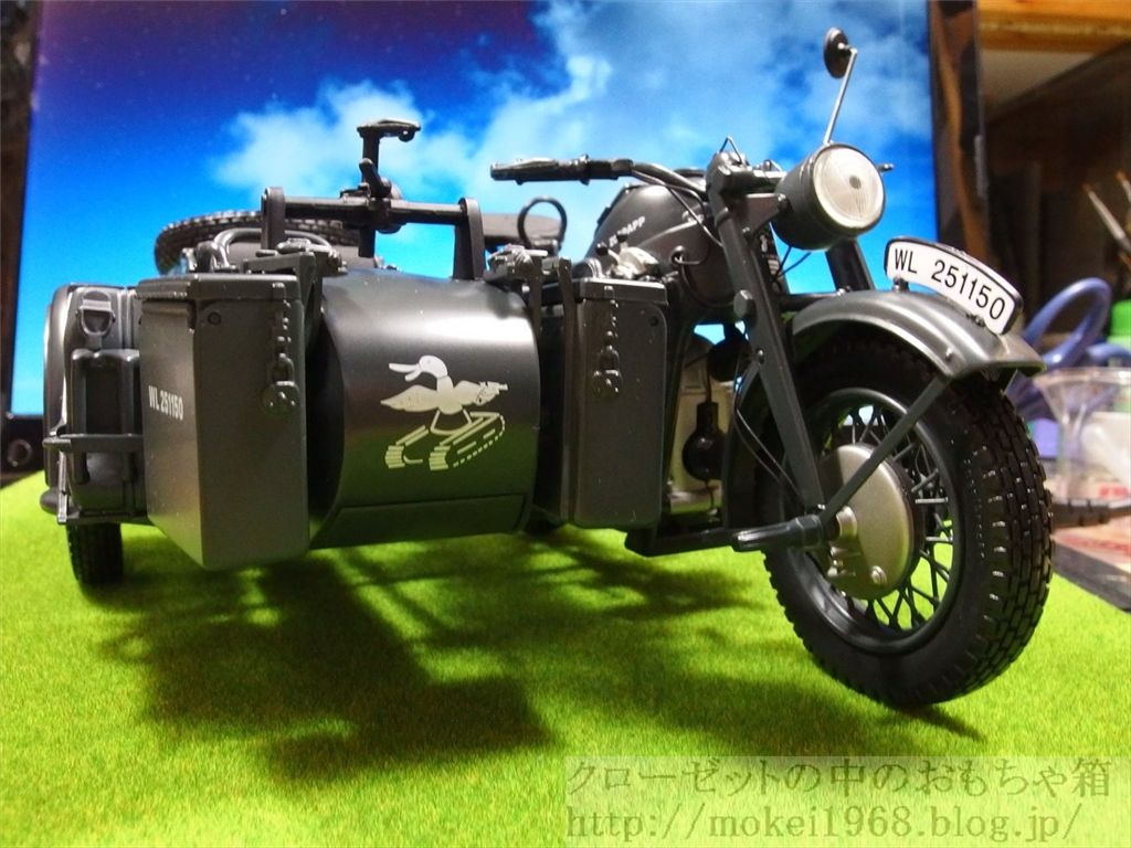 シュコー 1/10 ツェンダップ KS750サイドカー : クローゼットの シュコー 1/10 ツェンダップ KS750サイドカー : クローゼットの