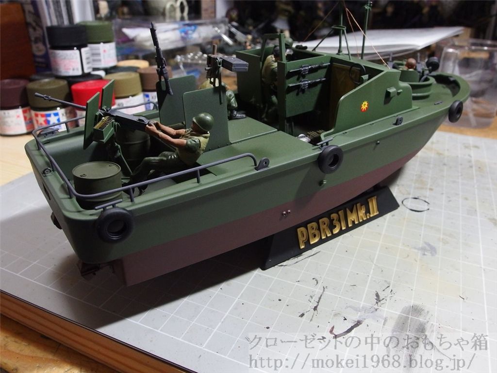 1/35 タミヤ 米国海軍高速河川哨戒艇PBRピーバー「ベトナム戦争i時