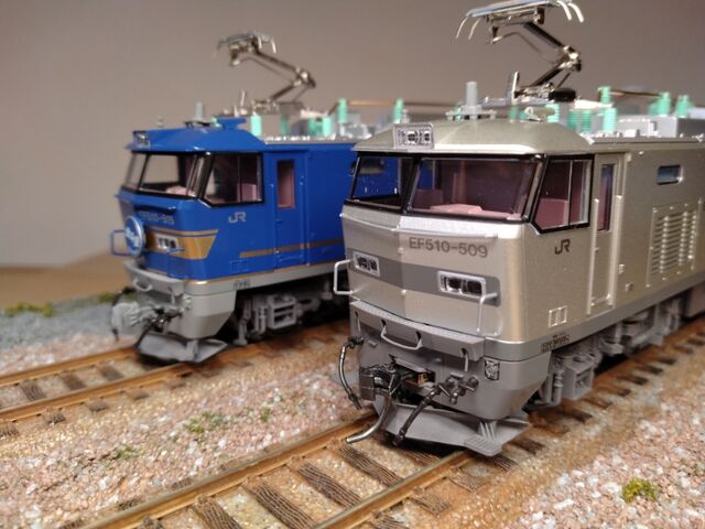 KATO HO EF510 500番台 銀(シルバー) : クローゼットの中の鉄道模型