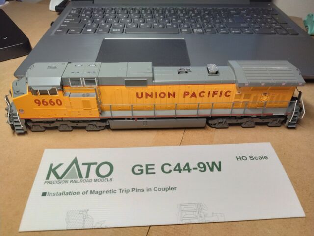 KATO HO GE C44-9W Union Pacific #9660 ユニオン パシフィック : クローゼットの中の鉄道模型